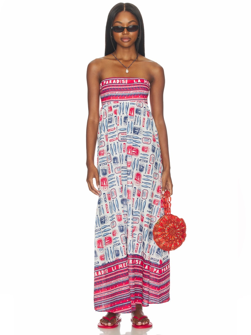 Show Me Your MuMu Day Out Maxi Dress in Salty Sardines